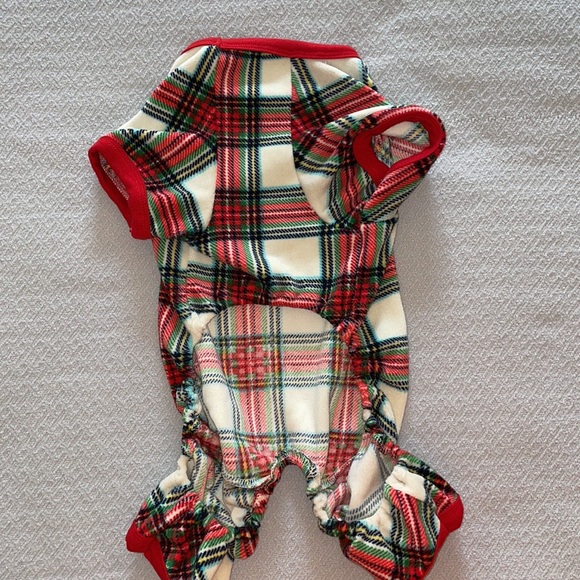 NEW Dog Plaid Onsie Outfit - Picture 3 of 4